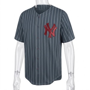Ensemble uniforme de baseball unisexe en polyester, personnalisable, noir et blanc, style Canada-Amérique - Product Image 5