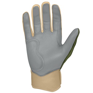 Gants de frappeur de baseball personnalisés en cuir Cabretta pour adultes, manchette courte, OEM, haute adhérence, antidérapants, durables, fermeture auto-agrippante souple, personnalisables - Product Image 1