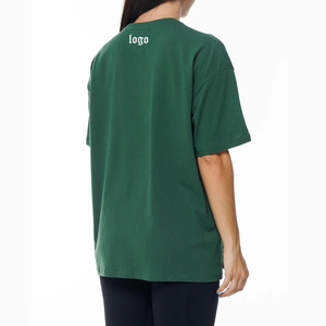 Camiseta de Verano 2026 para Mujer, Estilo Urbano, Informal, con Logotipo Personalizado, Manga Corta, Corte Regular, Holgada, 100% Algodón - Product Image 4