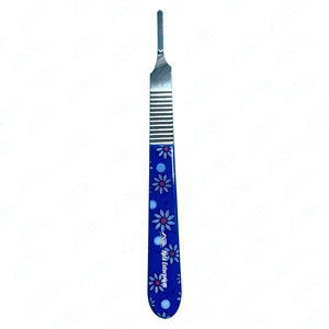 Manche de scalpel chirurgical bleu imprimé, prix de gros, meilleure vente, sur mesure, bonne qualité - Product Image 1