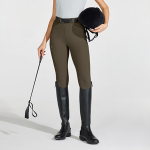 Pantalones de equitación profesionales para mujer, corte ajustado, pantalones ecuestres con logotipo personalizado, Jodhpur y pantalones para montar a caballo al aire libre. - Product Image 3