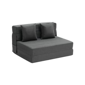 Divano Letto Pieghevole 3 in 1 Convertibile in Memory Foam ad Alta Densità 25D con 2 Rivestimenti Lavabili e Struttura in Metallo per Uso in Palestra - Product Image 1