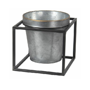 Jardinières en métal pour la décoration intérieure et les événements, style moderne, en fer et acier inoxydable, prix de gros - Product Image 3