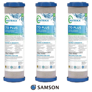 Filtre à charbon actif pour machine à glaçons commerciale de restauration, 10 pouces, débit d'eau constant - Product Image 1