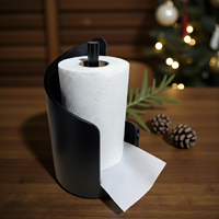 Porte-serviettes rustique classique en bois massif, durable et écologique |   Accessoire décoratif de comptoir de cuisine de type sur pied