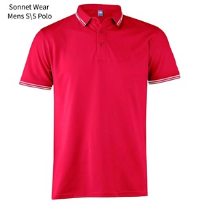 Chemises polo homme à manches courtes unies - Product Image 6
