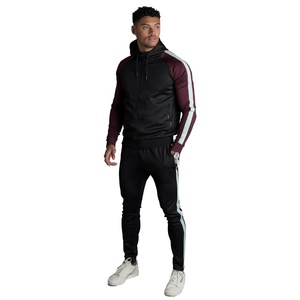 Men <b>Lightweight</b> Sweatsuit Breathable <b>Hoodie</b> And Jogger Set Casual Running Outfit Comfortable Gym Wear Clothing - Product Image 3