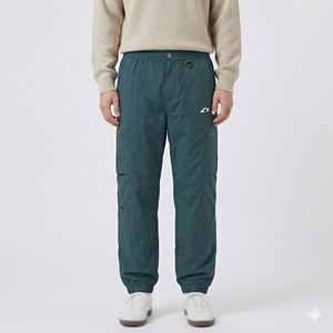 Pantalon cargo en nylon pour homme, taille élastique, multi-poches, léger, résistant au vent, vêtements décontractés pour l'extérieur, directement de l'usine - Product Image 1