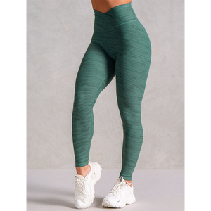 Leggings personalizados premium con servicios OEMOMD, cintura alta, ecológicos, nuevos, con efecto fruncido en el trasero, a la moda y para el gimnasio, para mujer. - Product Image 1