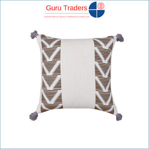 Customization Possible for Machine Washable 100% Genuine Quality Cotton Made Decorative Cotton Cushion Covers for Bulk Purchase - Product Image 3