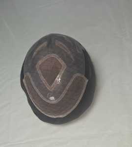THB 2026 100% Human Hair <b>Wig</b> Toupee for <b>Men</b> Indian Remy Virgin Hair Yaki Loose Wave Body Wave Patch Prothese Capilar Taz Hair - Product Image 4