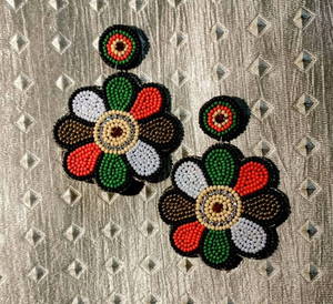 Regalo de Compromiso Personalizado, Ligero, Estilo Bohemio, Multicolor, Hecho a Mano con Cuentas Bordadas y Baño de Oro, Certificado Seguro, por MULTI CRAFT - Product Image 5