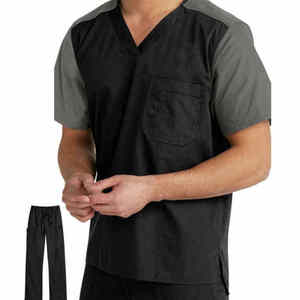 Professional Made Hospital <b>Scrubs</b> Uniform Sets for Men High Quality Slim Fit <b>Plus</b> <b>Size</b> Medical <b>Scrub</b> Suits - Product Image 2