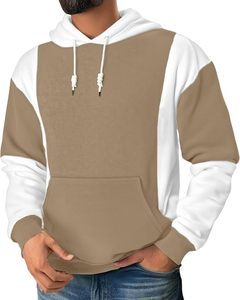 Sweat-shirt à capuche en molleton extensible pour homme, chaud et flexible, idéal pour l'entraînement, la course à pied et les exercices - Product Image 3