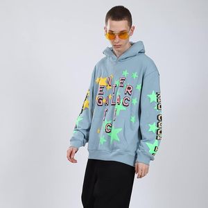 Sweat à capuche unisexe personnalisé en molleton épais 500 g/m² avec impression 3D en relief et broderie, écologique et surdimensionné - Product Image 1