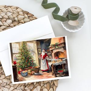 Lunatique A7 Taille 5x7 Cartes Vierge Paquet de 8 Biscuits avec Père Noël Cartes de Voeux avec Enveloppes - Product Image 2