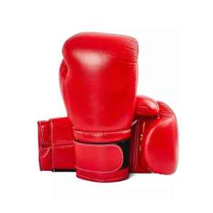 Professional High Quality Leather Boxing <b>Gloves</b> Breathable <b>Moisture</b> Wicking Adjustable Hook Loop Closure Wrist Strap for Youth - Product Image 6