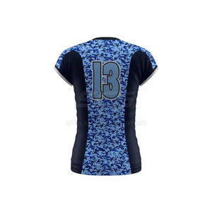Ropa Deportiva Personalizada con Tela de Malla Transpirable para Equipos Escolares, Jersey de Voleibol - Product Image 5