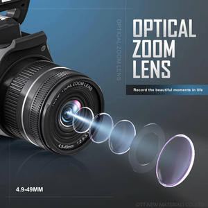 กล้องถ่ายภาพและวิดีโอ DSLR ดิจิตอล 4K และ 64MP พร้อมซูม 40 เท่า หน้าจอ 2-3 นิ้ว แบตเตอรี่แบบชาร์จได้ ระบบกันสั่นภาพ และแฟลช - Product Image 5