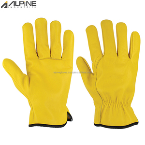 Gants de Conduite et de Mécanique OEM pour Hommes en Cuir Chaud, Personnalisables, Tendance, avec Doublure en Coton et Caoutchouc Nitrile, Anti-Impact et Anti-Coupure - Product Image 6