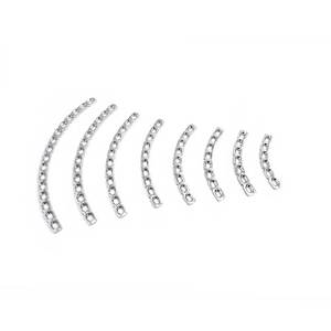 Kit de 8 instruments chirurgicaux vétérinaires réutilisables pour la reconstruction, plaque incurvée 3,5 mm, système d'implant orthopédique pour chien - Product Image 1