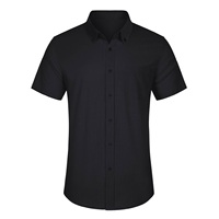 Chemise décontractée pour homme, coupe moderne, couleur unie, douce, ajustée, confortable, 100% coton, séchage rapide, exportée du Bangladesh