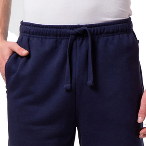 Men's Plain Jogger Pants Navy Blue Color Casual Street Style Breathable Loose Fit Jogger Running <b>Trouser</b> With <b>Drawstring</b> Waste - Product Image 5