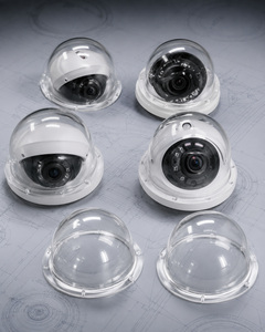 Cubiertas de Domo Personalizadas Ecológicas y Modernas de Primera Calidad para Cámaras CCTV, Carcasa de Acrílico Transparente para Uso en Interiores/Exteriores - Product Image 5