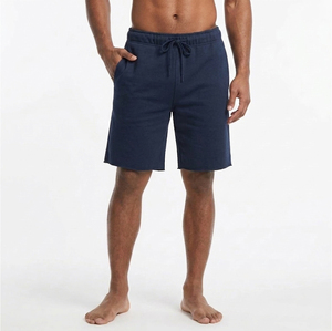 Shorts décontractés en coton pour hommes, taille élastique avec cordon de serrage, légers et confortables, pour l'été et le quotidien - Product Image 4