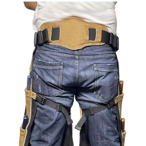 Protège-jambes de fermeur en daim personnalisé, robuste et réglable, pour le soin des sabots et la protection des jambes des chevaux - Product Image 4