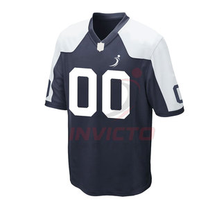 เสื้อฟุตบอลอเมริกันแบบ OEM ODM ผลิตตามสั่ง พร้อมงานปักและงานพิมพ์ - Product Image 5