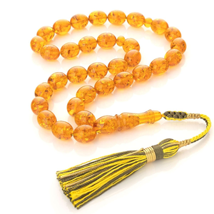 Chapelet de prière musulman Tasbih, perles en résine écologiques faites à la main - Product Image 6