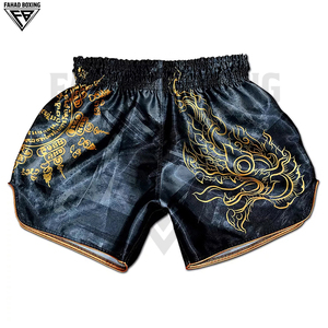 Vêtements d'arts martiaux imprimés 100% polyester, best-seller, nouveau produit, vêtements de combat pour hommes, shorts de Muay Thai - Product Image 2