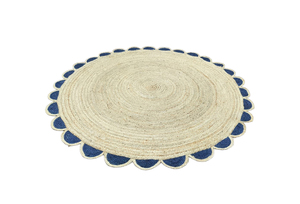 Hand Braided Jute Rug Handmade Natural Fiber Area Rug Wholesale Custom Size Home Decor Supplier - Product Image 3
