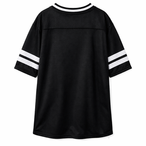 قمصان كرة القدم الأمريكية النسائية الفضفاضة بالجملة لعام 2026، بتصميم رياضي وياقة على شكل V، قمصان شبكية مخصصة بشعار خاص وعلامة تجارية خاصة للولايات المتحدة الأمريكية - Product Image 5