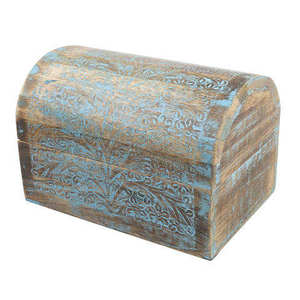 Caja de Madera Tallada a Mano, Caja de Madera Maciza de Mango, Caja de Joyería de Madera para Regalos, Venta al por Mayor de Fábrica al Mejor Precio, Caja de Regalo de Madera - Product Image 1