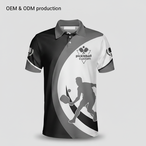 Camiseta de Pickleball Personalizada para Uniforme de Equipo, Sublimada, Transpirable, de Secado Rápido, Ropa Deportiva Profesional, OEM ODM - Product Image 3