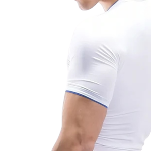 <b>Mens</b> Athletic Compression <b>White</b> <b>Shirt</b> Breathable Quick Dry Stretch <b>Short</b> <b>Sleeve</b> Workout Gym Training Sports Top Regular - Product Image 6