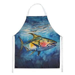 Yellowfin Tuna Design Large Unisex <b>Kitchen</b> <b>Apron</b> for Cooking Baking Crafts Gardening for Adults and Men and <b>Women</b> - Product Image 1