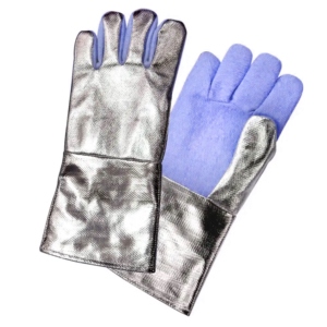 Heat Resistant Para Aramid Aluminized Gloves Personal <b>Fire</b> Fighting Welding Work Gloves <b>Fire</b> Protection Hand Arm Protection - Product Image 6