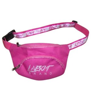 Multi-Functional Corduroy Waterproof Zipper Closure Barrel-shaped Waist Bag Men Women Sports Crossbody <b>Letter</b> Fashion Gift - Product Image 1