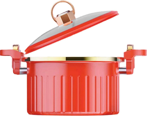 Olla a presión duradera para una cocina rápida, segura y saludable con una construcción metálica resistente y sistema avanzado de liberación de vapor. - Product Image 3