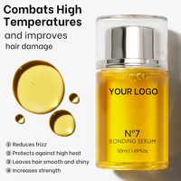 Huile Essentielle Capillaire Coiffante Kooplex N7 Marque Privée pour Renforcer et Réparer les Cheveux Secs ou Abîmés, Convient à Tous les Types de Cheveux