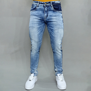 <b>Men's</b> Classic Denim Jeans <b>Pants</b> High Quality Washed <b>Stretch</b> Fabric Durable Casual Fashion Bottoms for Outdoor Travel and Daily - Product Image 1