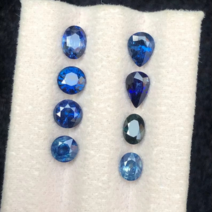 พลอยไพลินธรรมชาติ 6.10 กะรัต สีน้ำเงินแท้ คุณภาพสูง สำหรับทำเครื่องประดับ ขายส่ง - Product Image 1