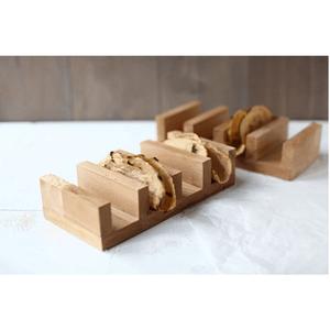Soporte para Tacos de Madera de Acacia Ecológico, Decorativo, para Exhibición de Comida Mexicana, Venta al por Mayor, Utensilios de Cocina Profesionales, Servidor de Conchas de Taco - Product Image 4