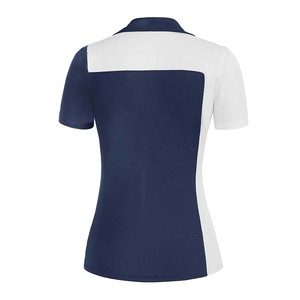 Camiseta de Mujer de Algodón de Punto de Primera Calidad, con Bordado de Marca Personalizado, Cuello Redondo, Corte Regular, Transpirable, Estampado Sólido, Informal - Product Image 3
