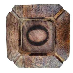 Cenicero de Madera con Revestimiento Extraíble de Acero Inoxidable y Tapa para Uso en Interiores, Cenicero Cubierto Reductor de Olores para Cigarros y Cigarrillos - Product Image 2