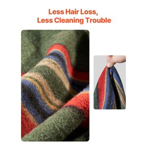 Grande couverture de camping en laine, résistante à l'eau et au vent, ignifuge, idéale pour les activités de plein air, parfaite pour les pique-niques et la randonnée - Product Image 3