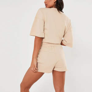 Conjunto de Verano para Mujer Hecho de Mezcla de Algodón Suave, Diseñado para un Look Relajado y Elegante - Product Image 5